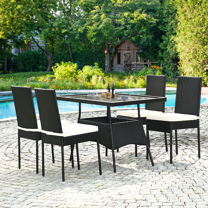 Outdoor Dining Sets for 4 Rectangular Tables – Perfect for Patio & Garden Spaces
